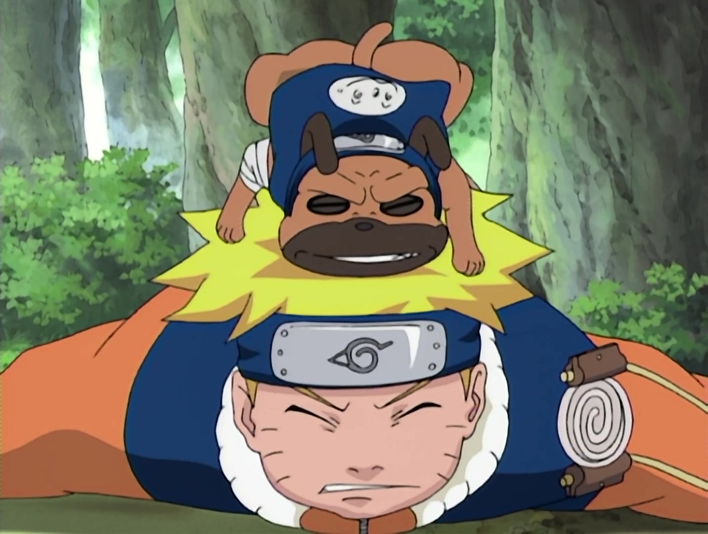 Naruto Ep 144: A New Squad! Two People and a Dog! @ 06:43