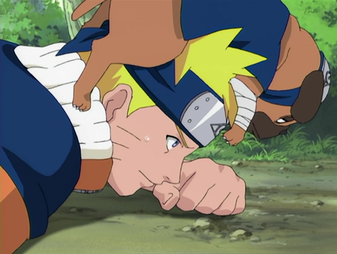 Naruto Ep 144: A New Squad! Two People and a Dog! @ 06:50