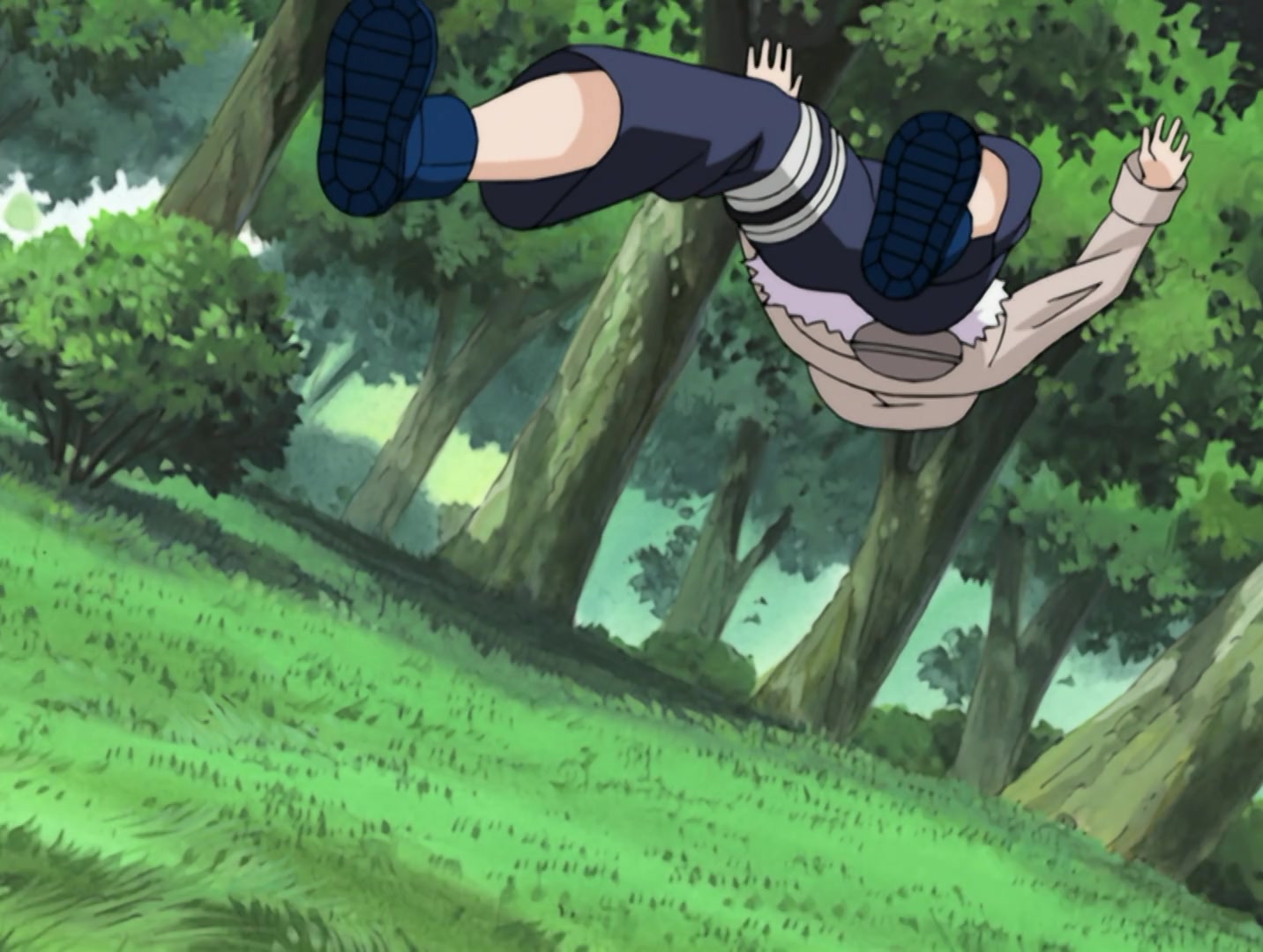 Naruto Ep 151: Blaze Away Byakugan! This Is My Ninja Way! @ 11:28
