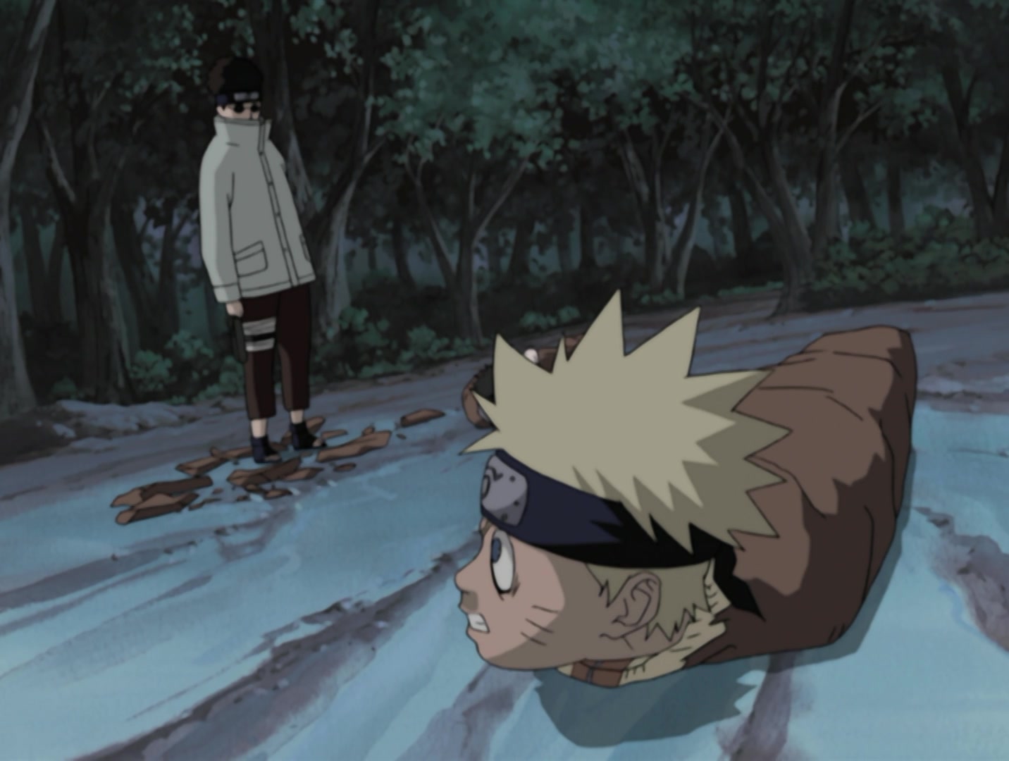 Naruto Ep 151: Blaze Away Byakugan! This Is My Ninja Way! @ 12:18