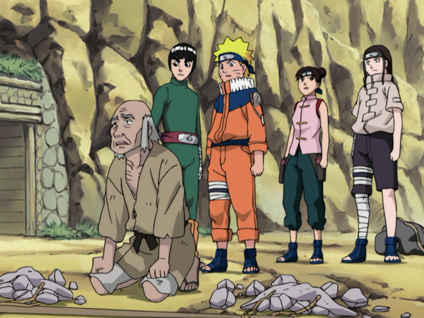 Naruto Ep 153: A Lesson Learned: The Iron Fist of Love! @ 08:51
