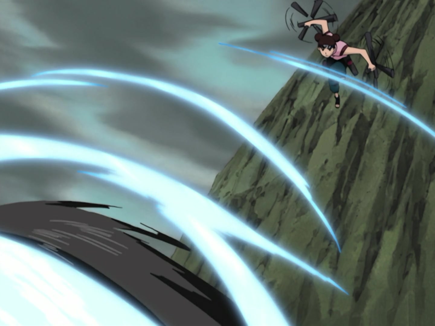 Naruto Ep 155: The Dark Creeping Clouds @ 05:03