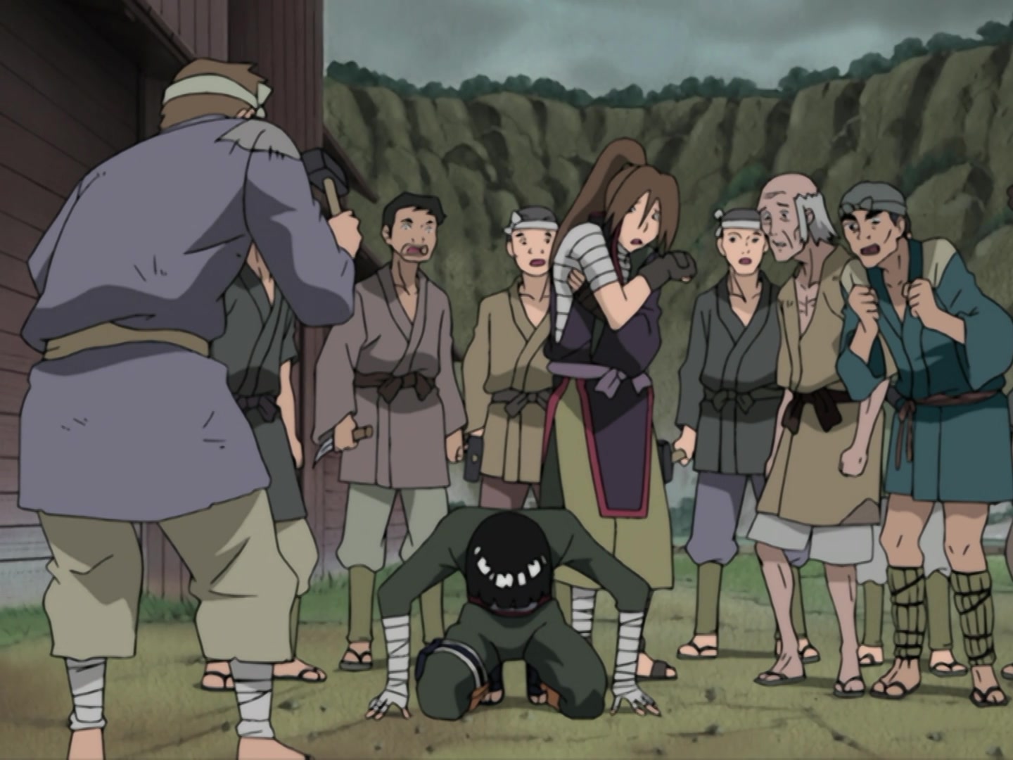 Naruto Ep 155: The Dark Creeping Clouds @ 07:34