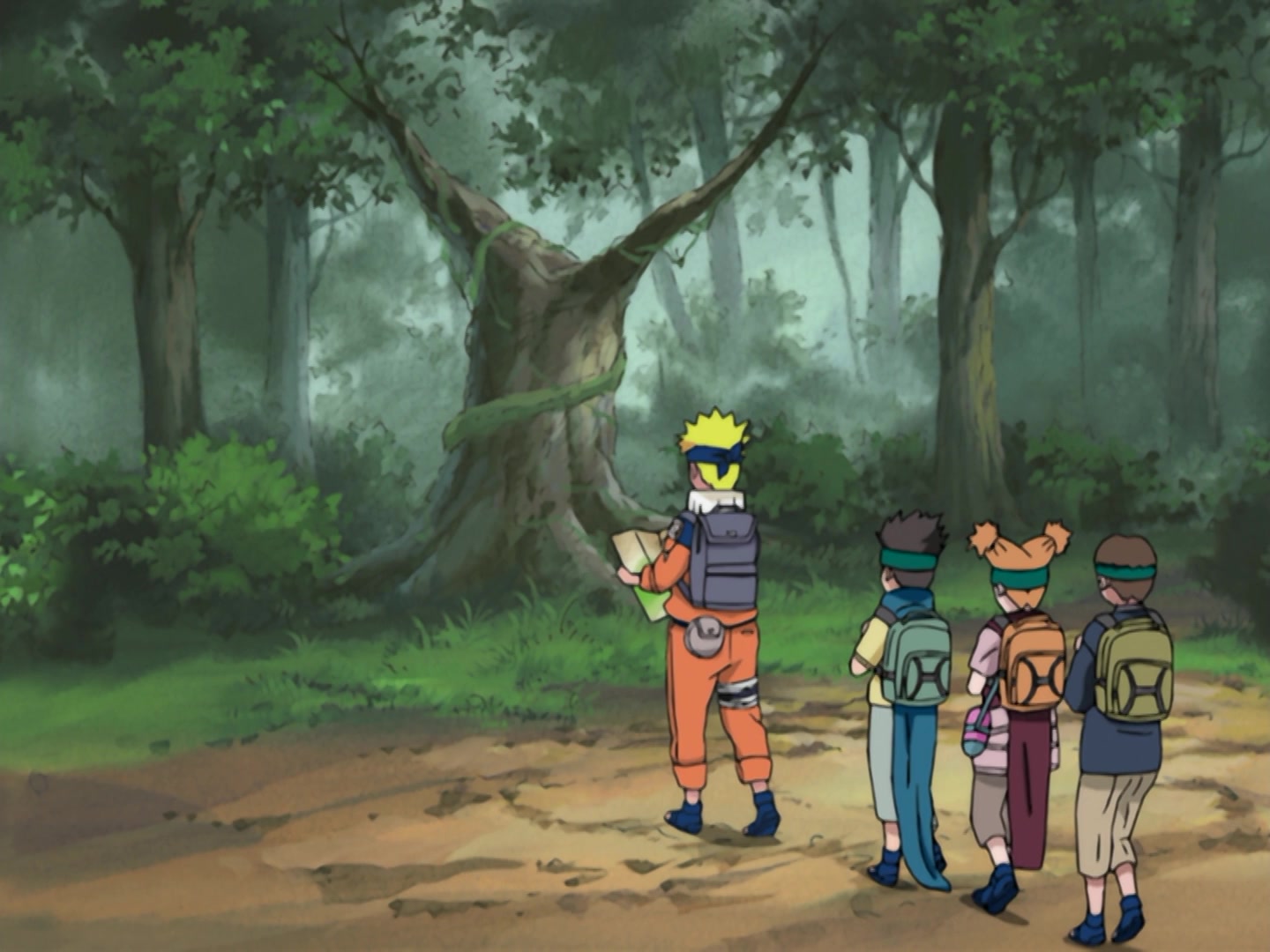 Naruto Ep 158: Follow My Lead! The Great Survival Challenge @ 06:36