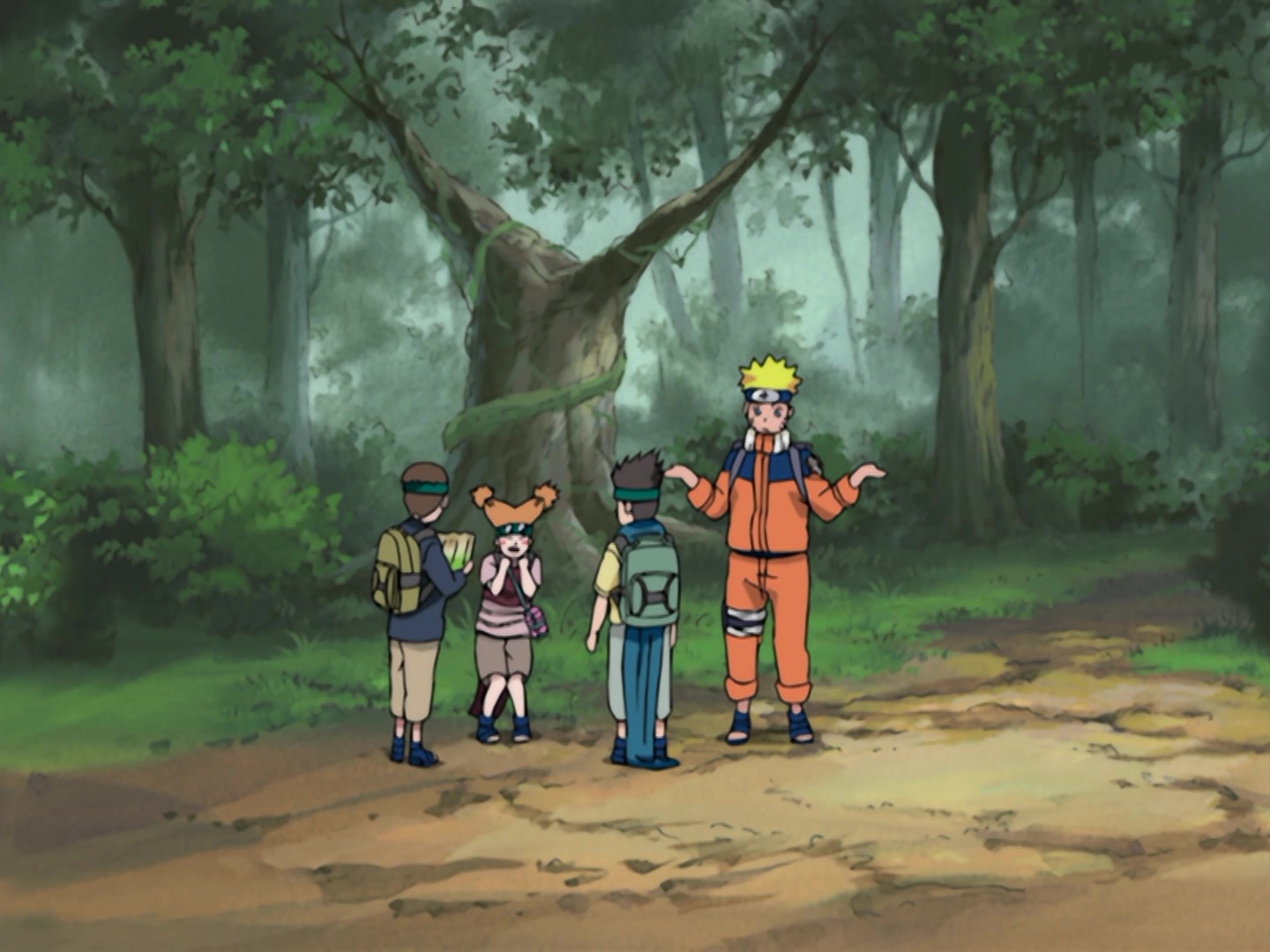 Naruto Ep 158: Follow My Lead! The Great Survival Challenge @ 07:54