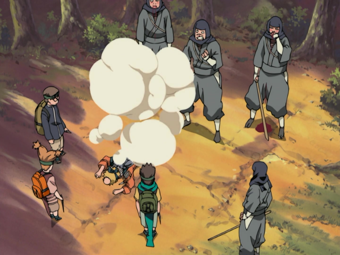 Naruto Ep 158: Follow My Lead! The Great Survival Challenge @ 09:27