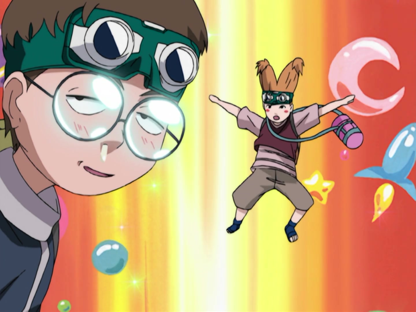 Naruto Ep 158: Follow My Lead! The Great Survival Challenge @ 09:34