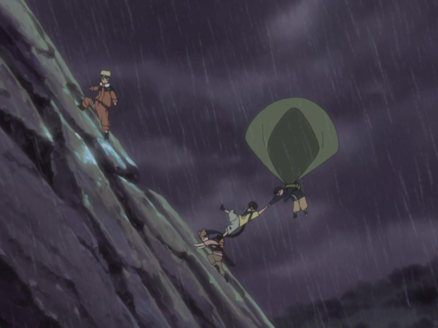 Naruto Ep 158: Follow My Lead! The Great Survival Challenge @ 12:40