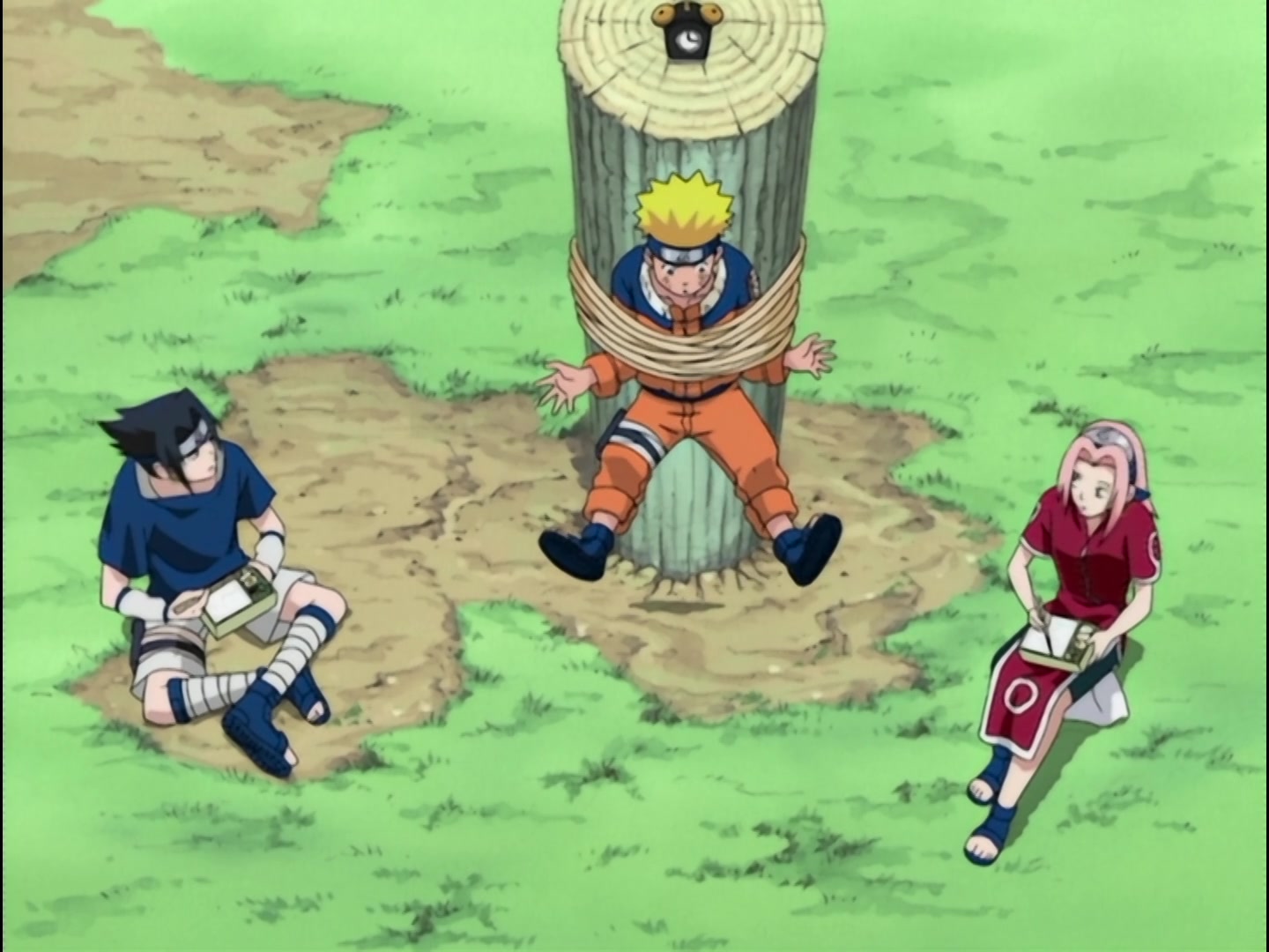 Naruto Ep 158: Follow My Lead! The Great Survival Challenge @ 15:46