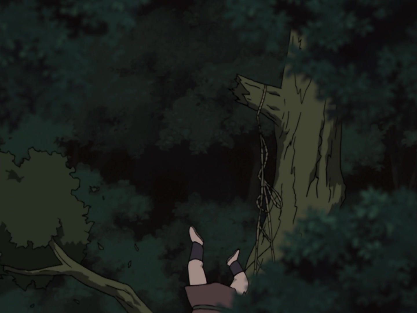 Naruto Ep 161: The Appearance of Strange Visitors @ 02:26