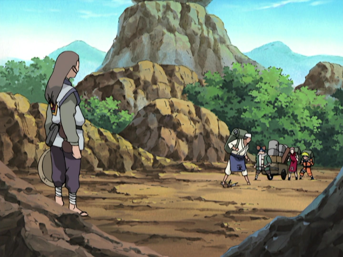 Naruto Ep 168: Mix It, Stretch It, Boil It Up! Burn, Copper Pot, Burn! @ 11:29