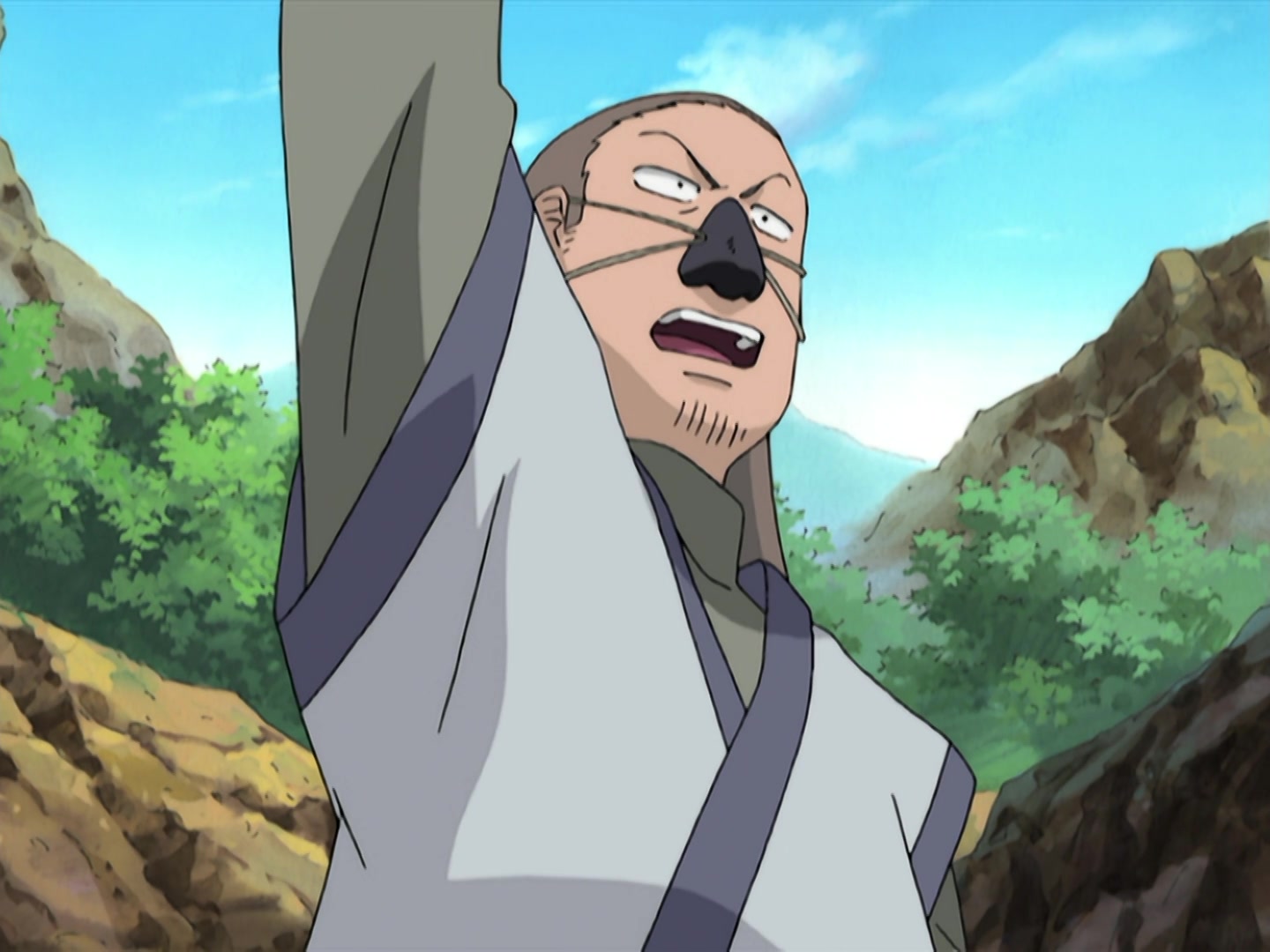 Naruto Ep 168: Mix It, Stretch It, Boil It Up! Burn, Copper Pot, Burn! @ 11:36