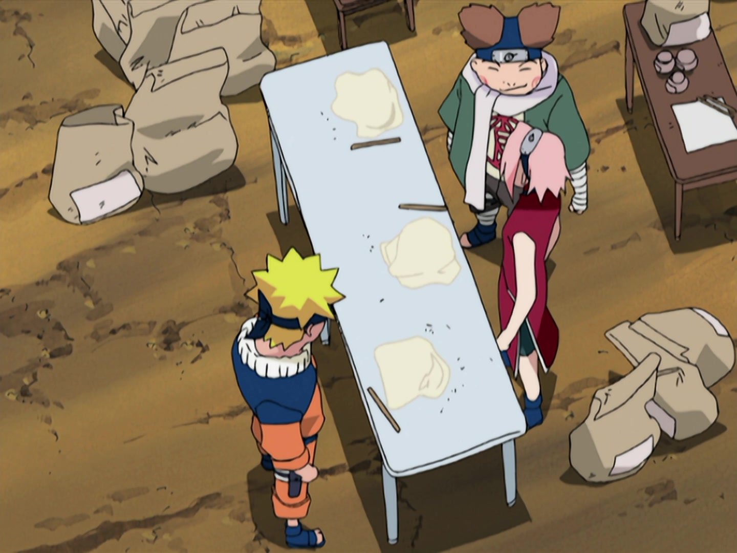 Naruto Ep 168: Mix It, Stretch It, Boil It Up! Burn, Copper Pot, Burn! @ 12:05