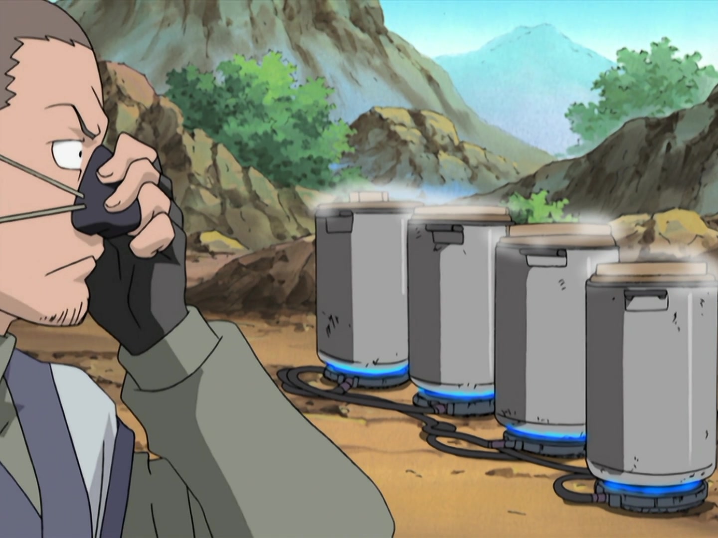Naruto Ep 168: Mix It, Stretch It, Boil It Up! Burn, Copper Pot, Burn! @ 12:12