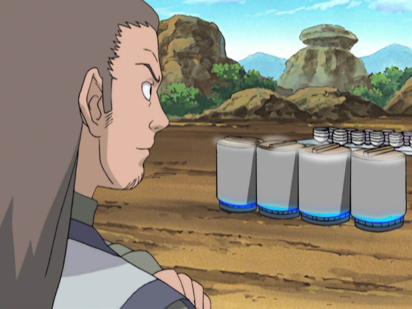 Naruto Ep 168: Mix It, Stretch It, Boil It Up! Burn, Copper Pot, Burn! @ 12:55