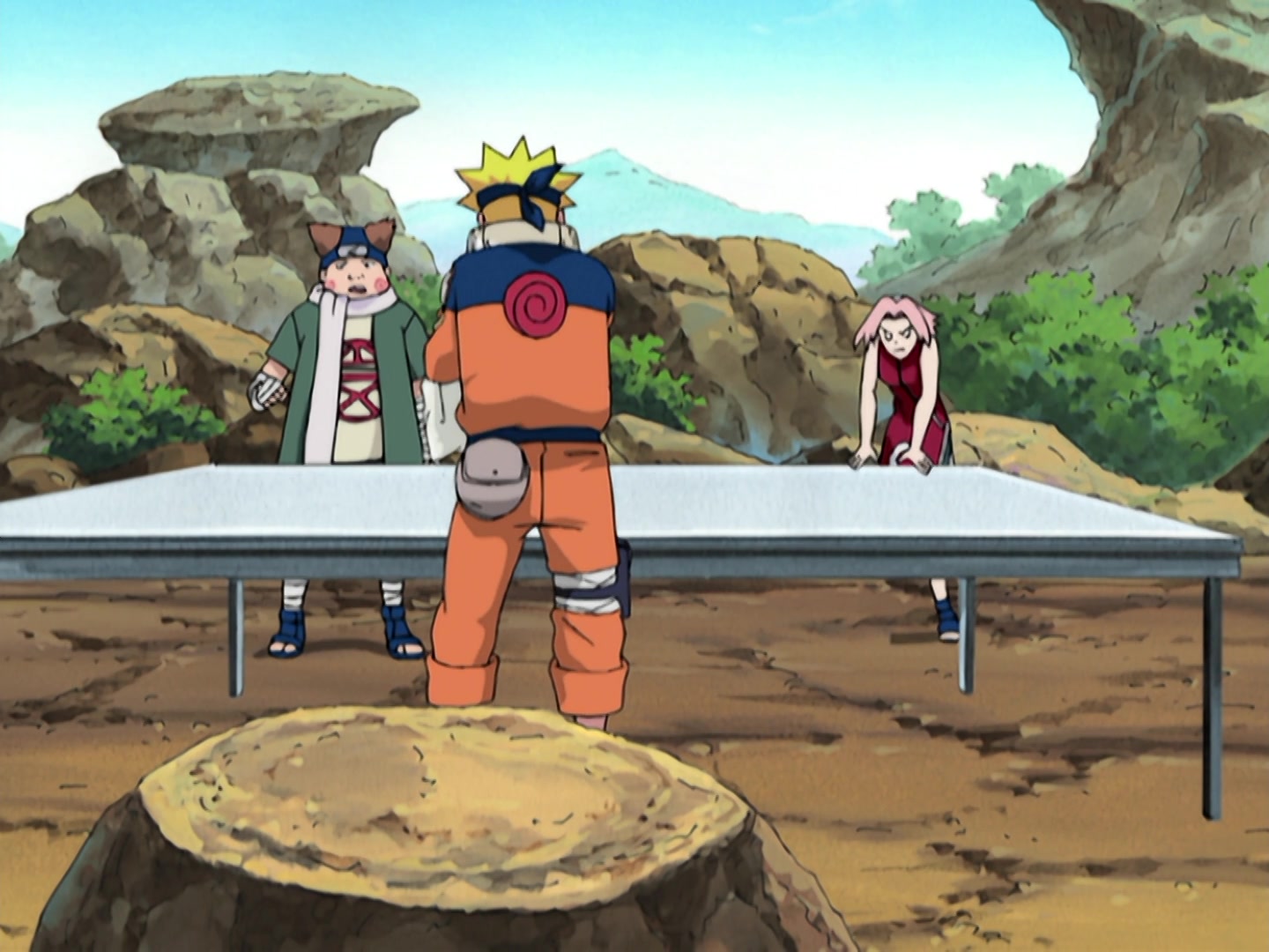 Naruto Ep 168: Mix It, Stretch It, Boil It Up! Burn, Copper Pot, Burn! @ 14:42