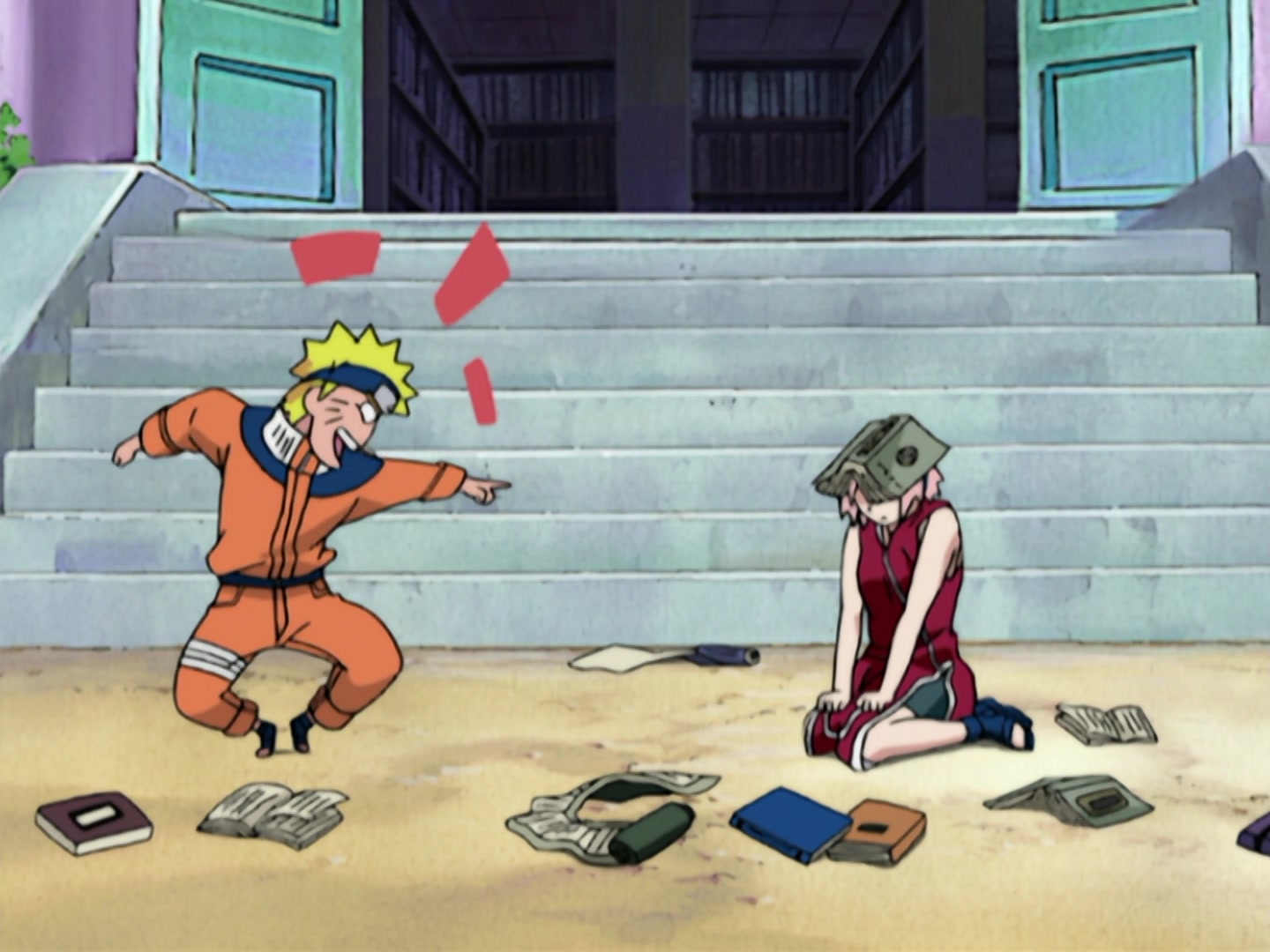 Naruto Ep 176: Run, Dodge, Zigzag! Chase or Be Chased! @ 12:48