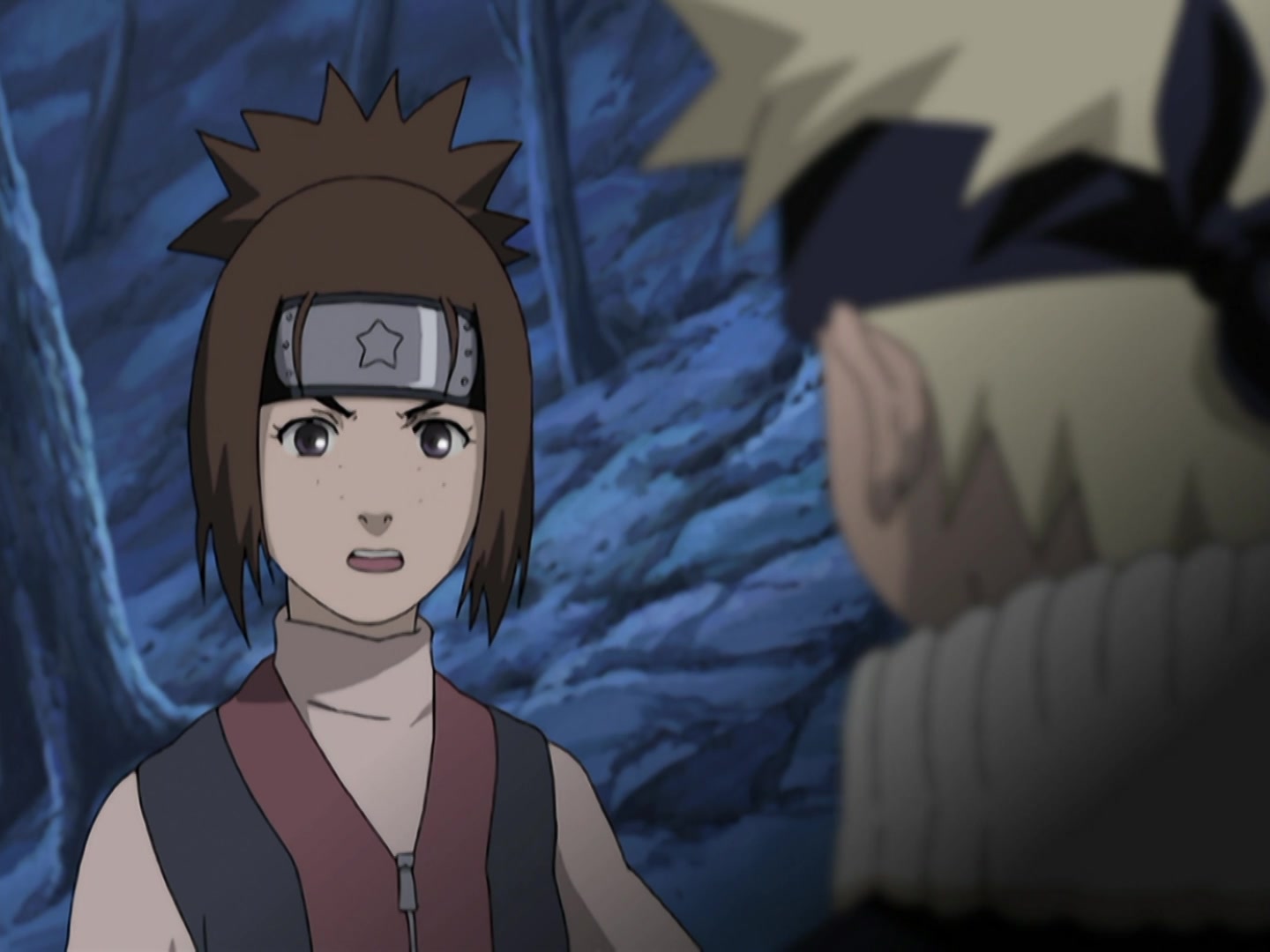 Naruto Ep 180: Hidden Jutsu! The Price of the Ninja Art: Kujaku! @ 08:51