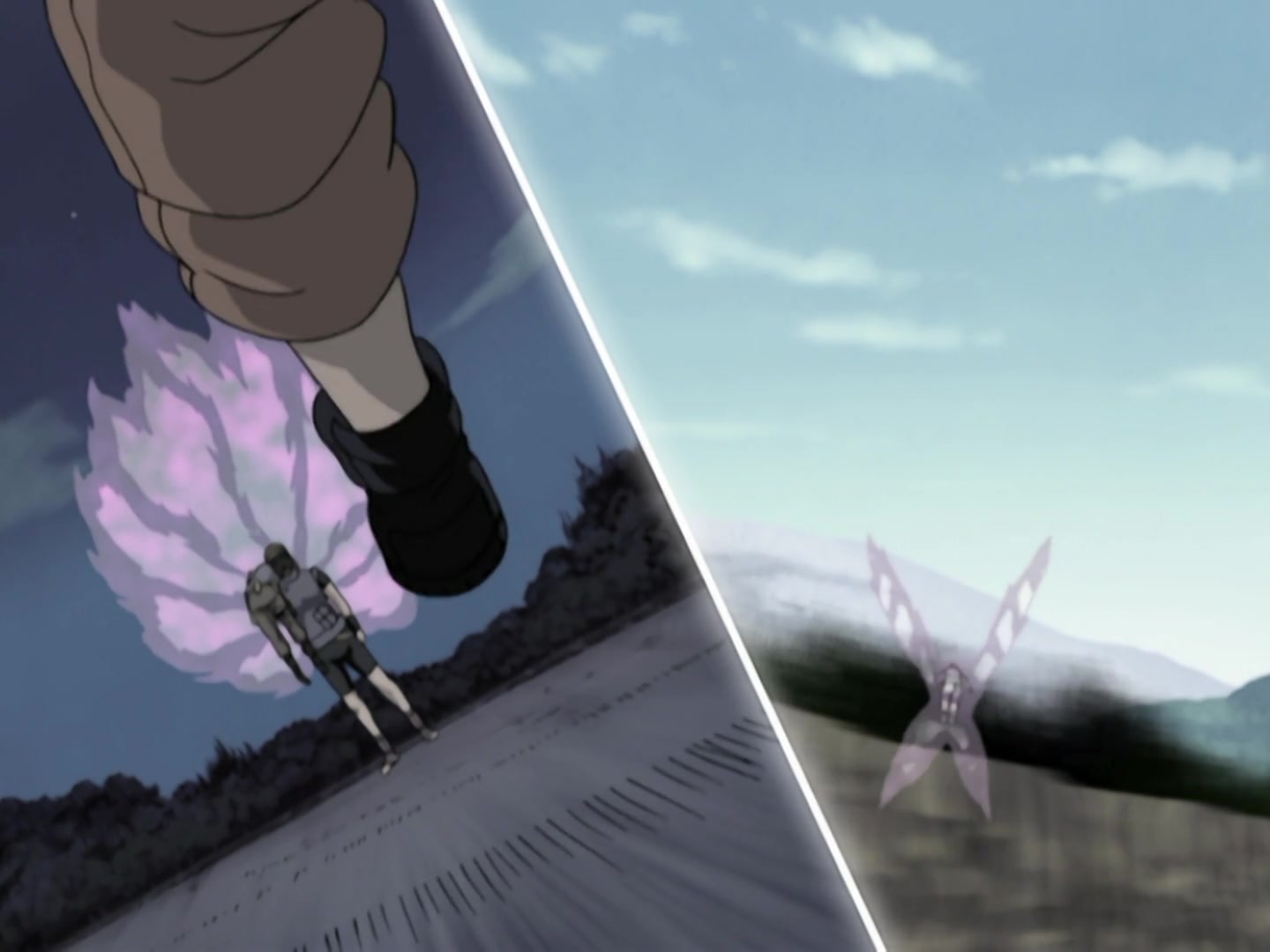Naruto Ep 180: Hidden Jutsu! The Price of the Ninja Art: Kujaku! @ 13:01
