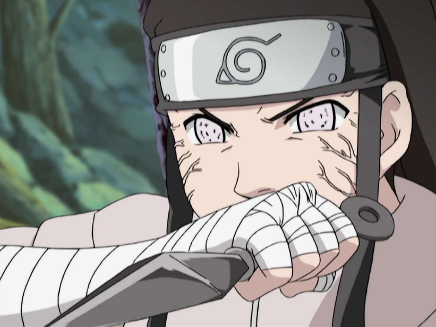 Naruto Ep 180: Hidden Jutsu! The Price of the Ninja Art: Kujaku! @ 15:17