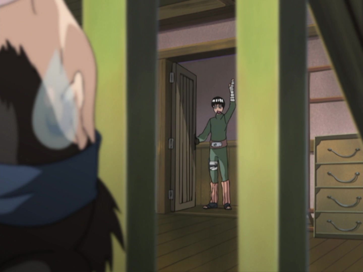 Naruto Ep 180: Hidden Jutsu! The Price of the Ninja Art: Kujaku! @ 16:07