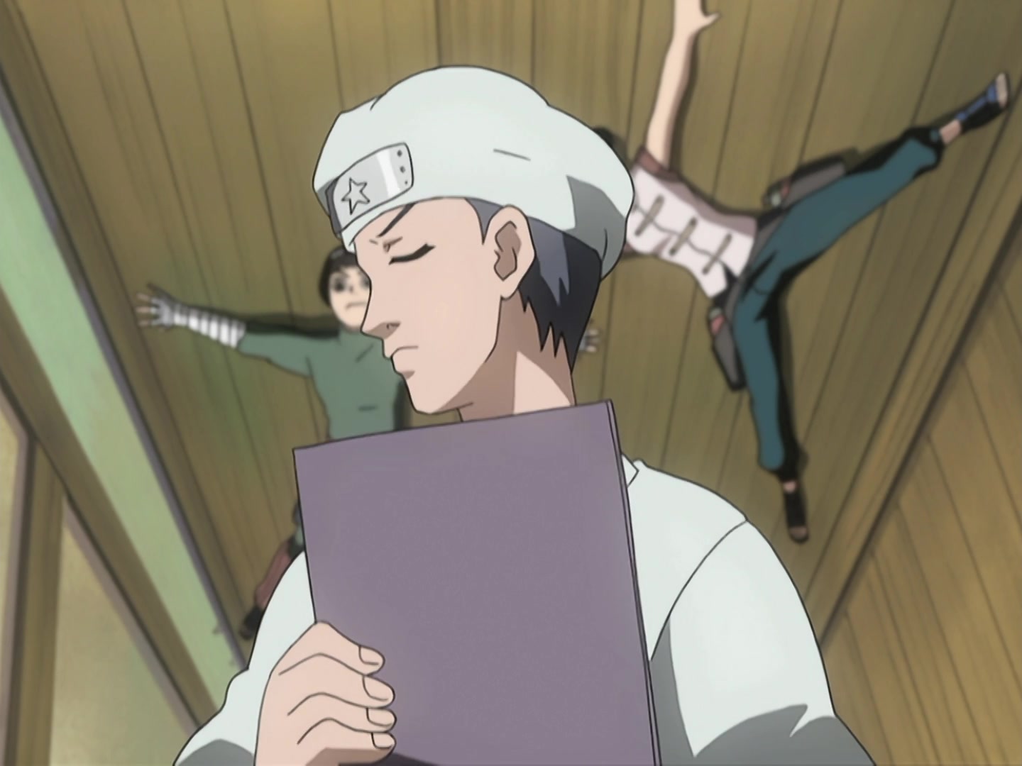 Naruto Ep 180: Hidden Jutsu! The Price of the Ninja Art: Kujaku! @ 16:43