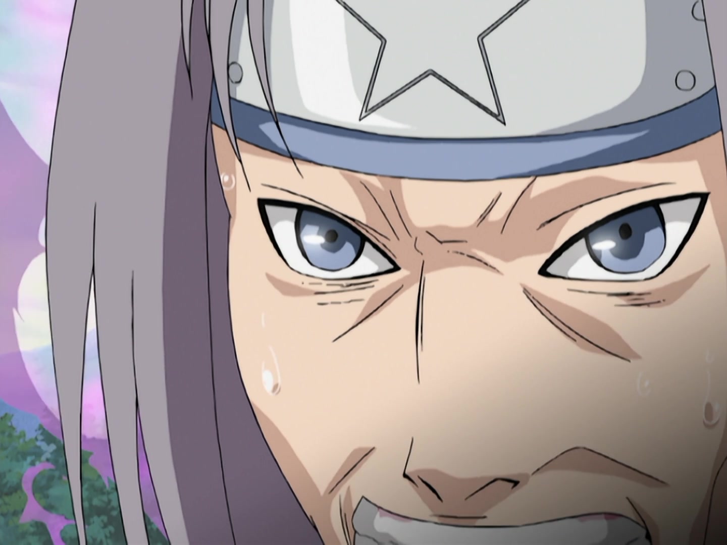 Naruto Ep 180: Hidden Jutsu! The Price of the Ninja Art: Kujaku! @ 17:26
