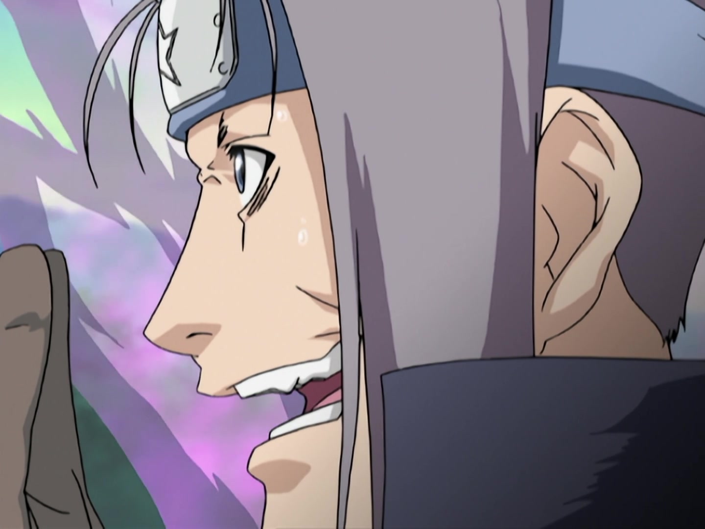 Naruto Ep 180: Hidden Jutsu! The Price of the Ninja Art: Kujaku! @ 17:47