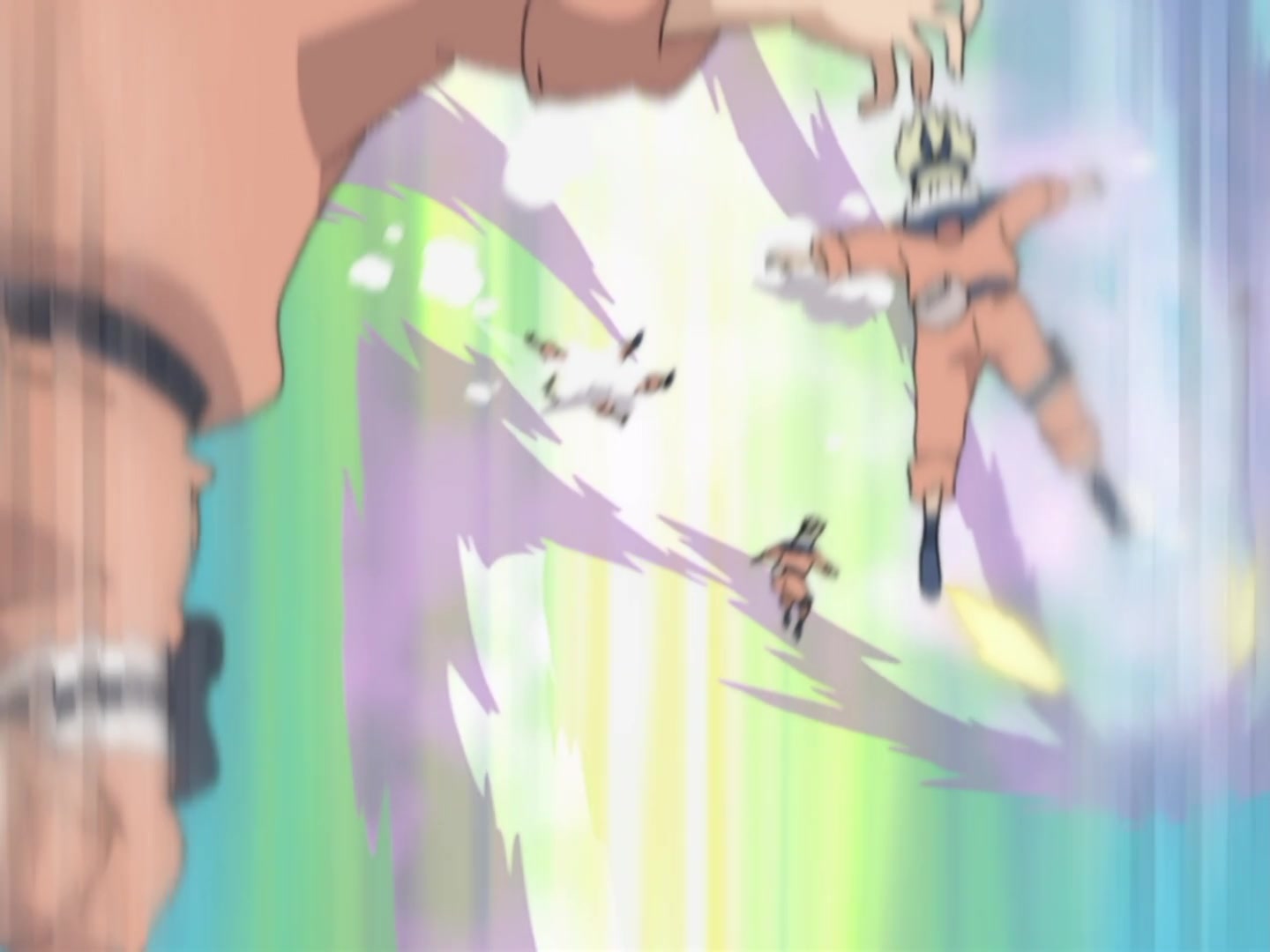 Naruto Ep 180: Hidden Jutsu! The Price of the Ninja Art: Kujaku! @ 19:27