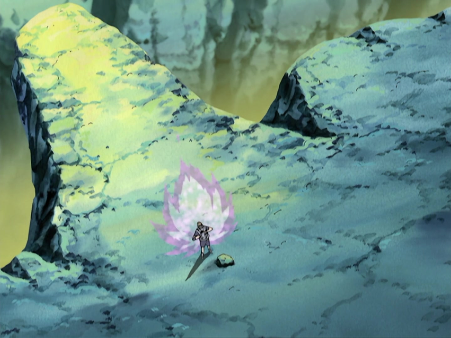 Naruto Ep 180: Hidden Jutsu! The Price of the Ninja Art: Kujaku! @ 19:41