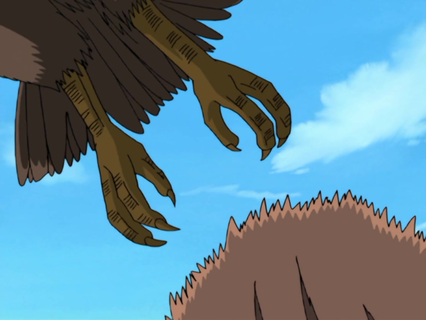Naruto Ep 185: A Legend from the Hidden Leaf: The Onbaa! @ 02:33