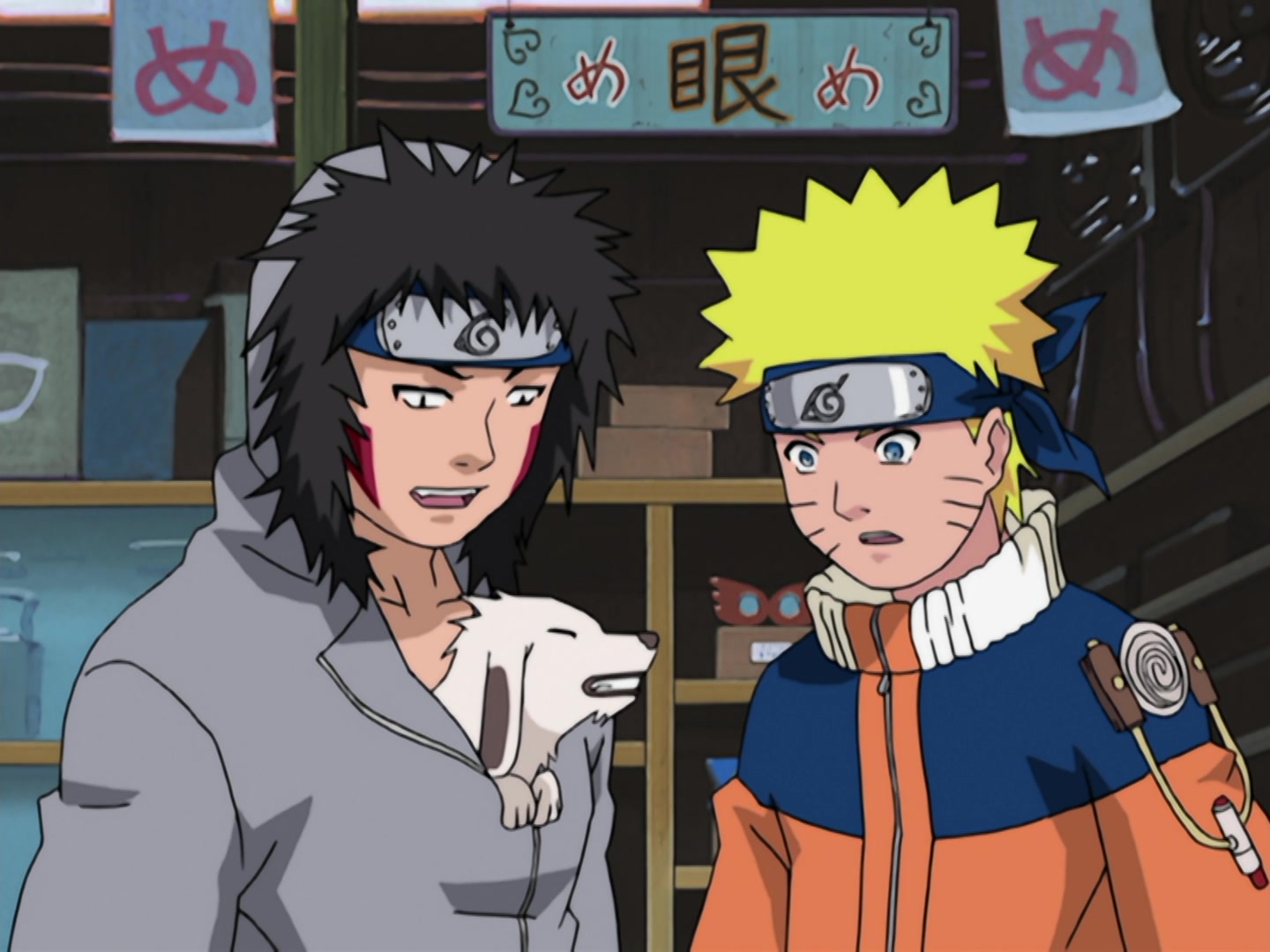 Naruto Ep 185: A Legend from the Hidden Leaf: The Onbaa! @ 03:30