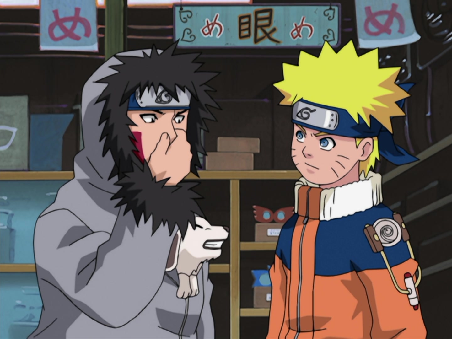 Naruto Ep 185: A Legend from the Hidden Leaf: The Onbaa! @ 03:37