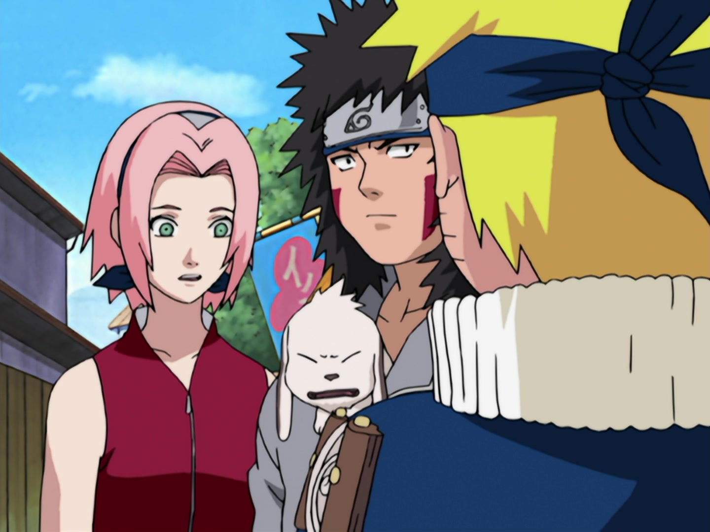 Naruto Ep 185: A Legend from the Hidden Leaf: The Onbaa! @ 03:51