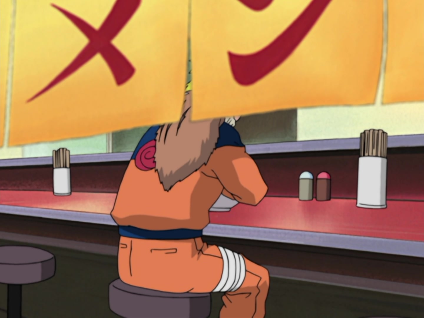 Naruto Ep 185: A Legend from the Hidden Leaf: The Onbaa! @ 10:39