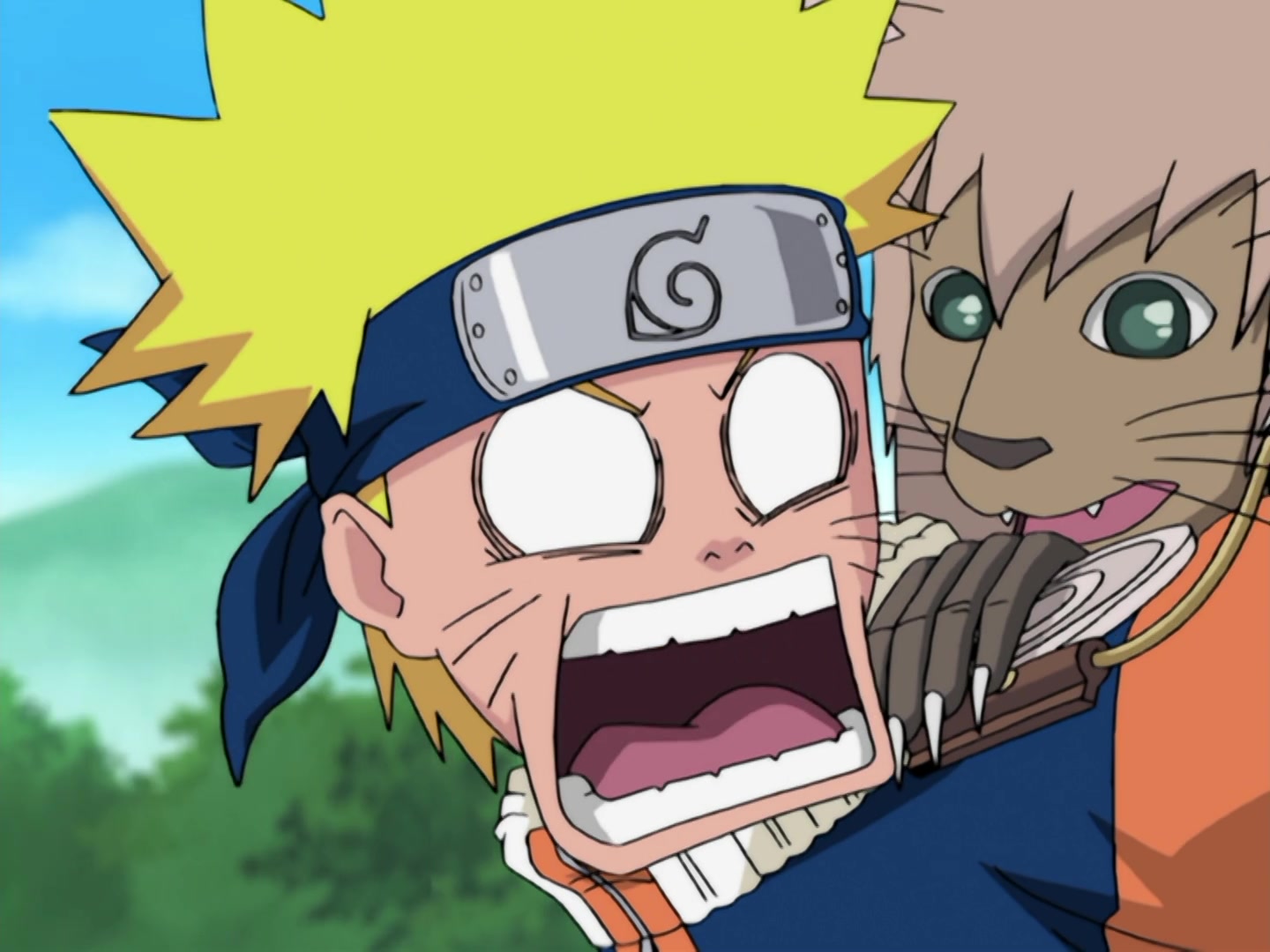 Naruto Ep 185: A Legend from the Hidden Leaf: The Onbaa! @ 16:29