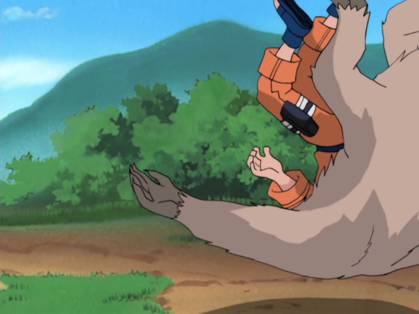 Naruto Ep 185: A Legend from the Hidden Leaf: The Onbaa! @ 16:50