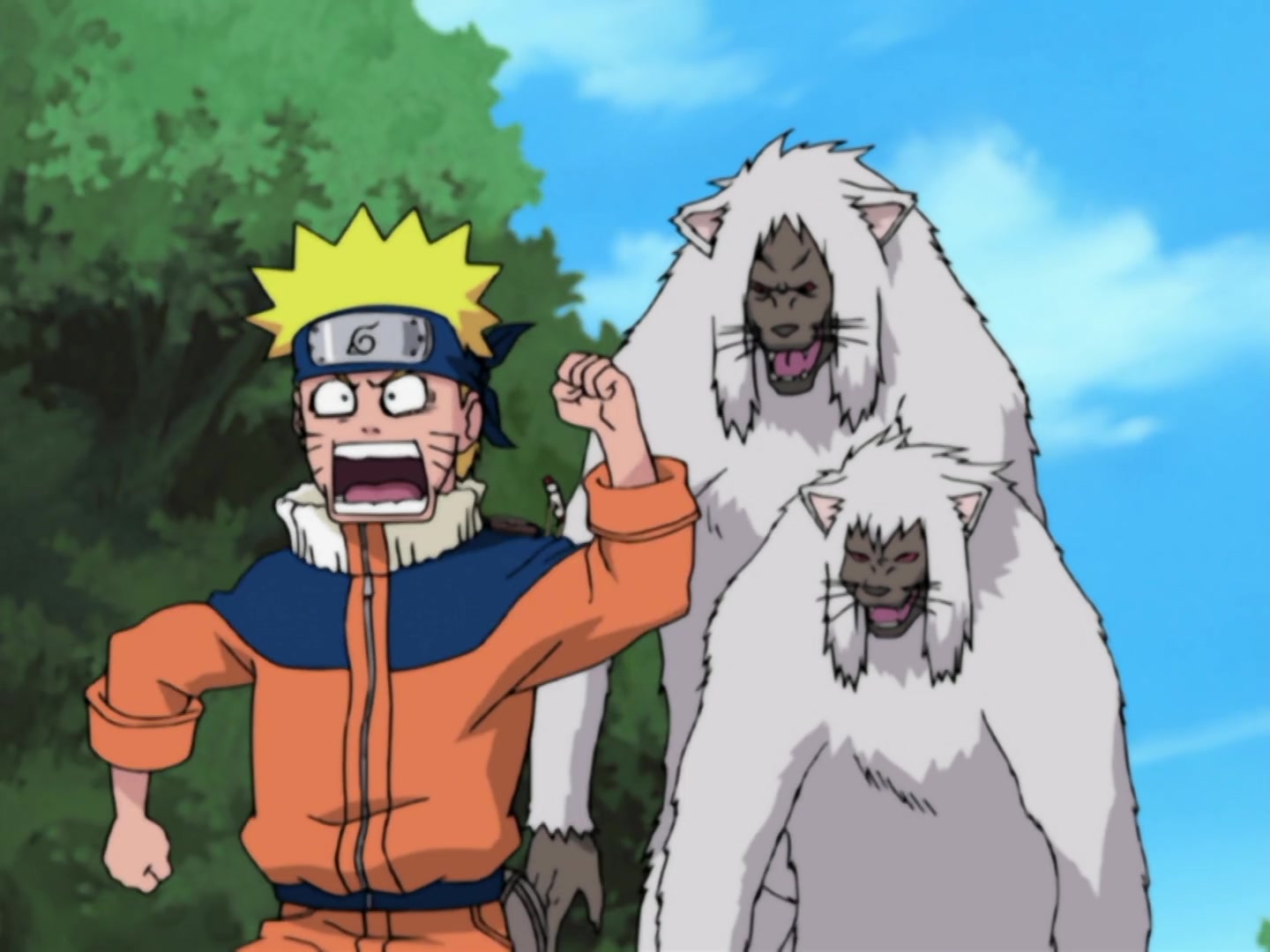 Naruto Ep 185: A Legend from the Hidden Leaf: The Onbaa! @ 17:55