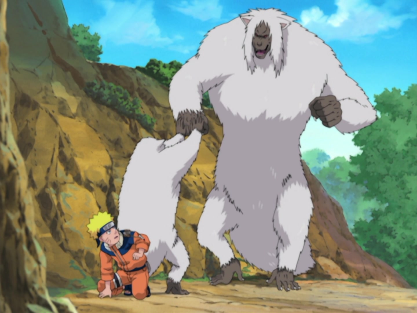 Naruto Ep 185: A Legend from the Hidden Leaf: The Onbaa! @ 19:13