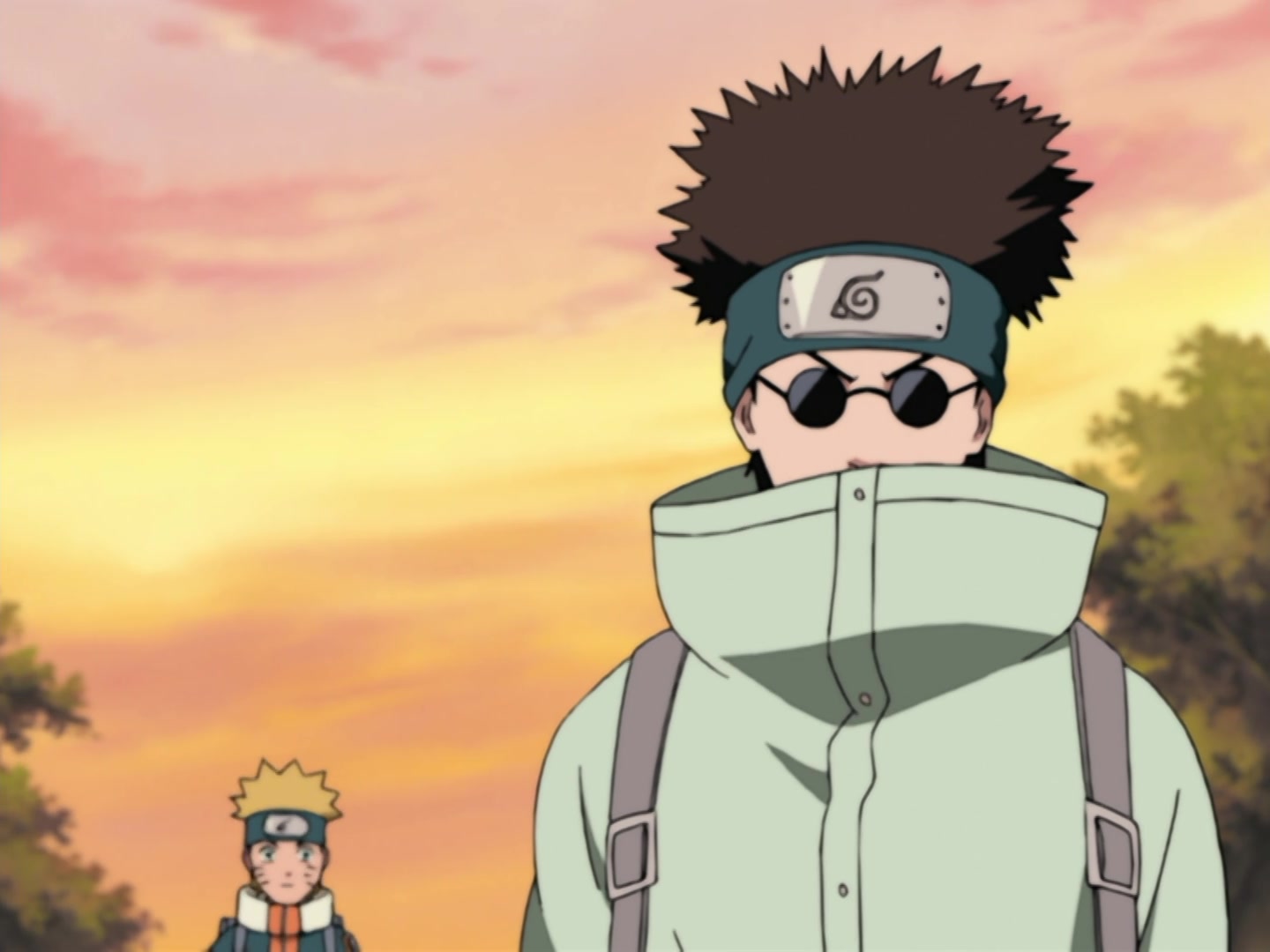 Naruto Ep 186: Laughing Shino! @ 02:47