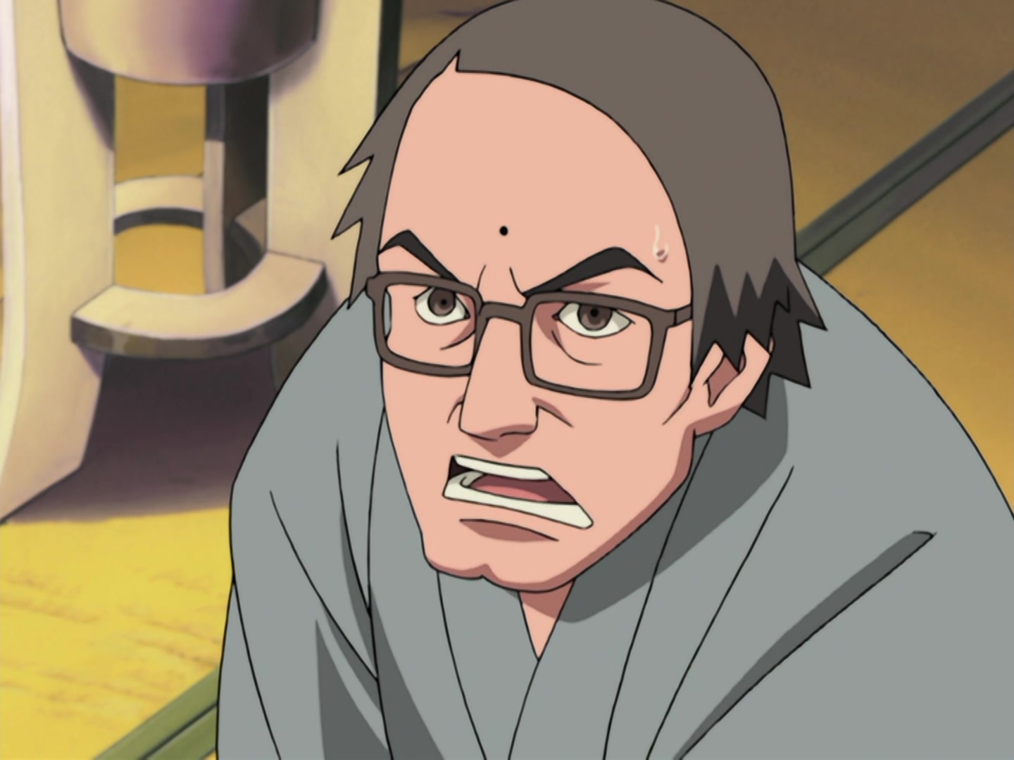 Naruto Ep 186: Laughing Shino! @ 05:17