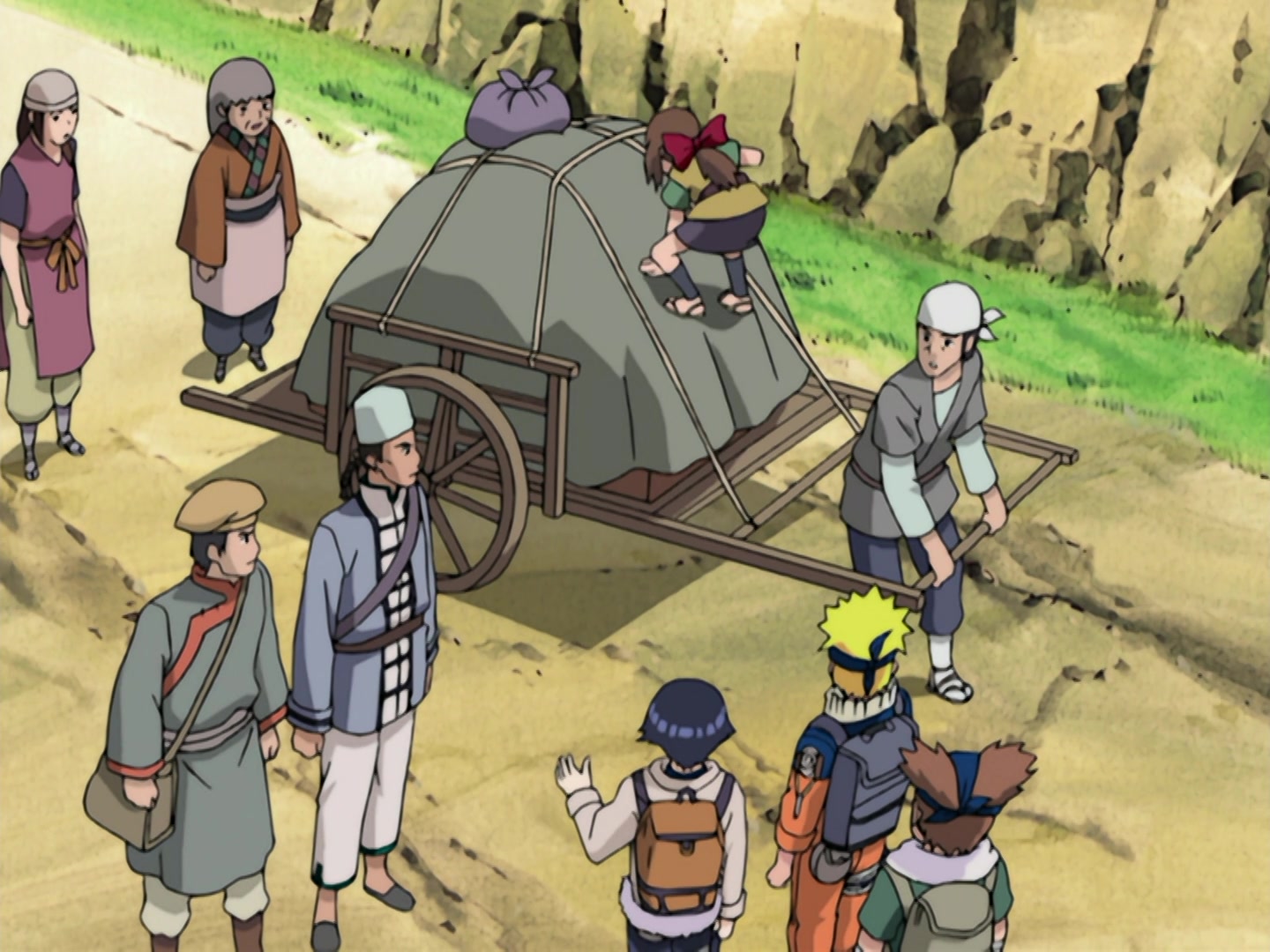 Naruto Ep 187: Open for Business! The Leaf Moving Service @ 05:03