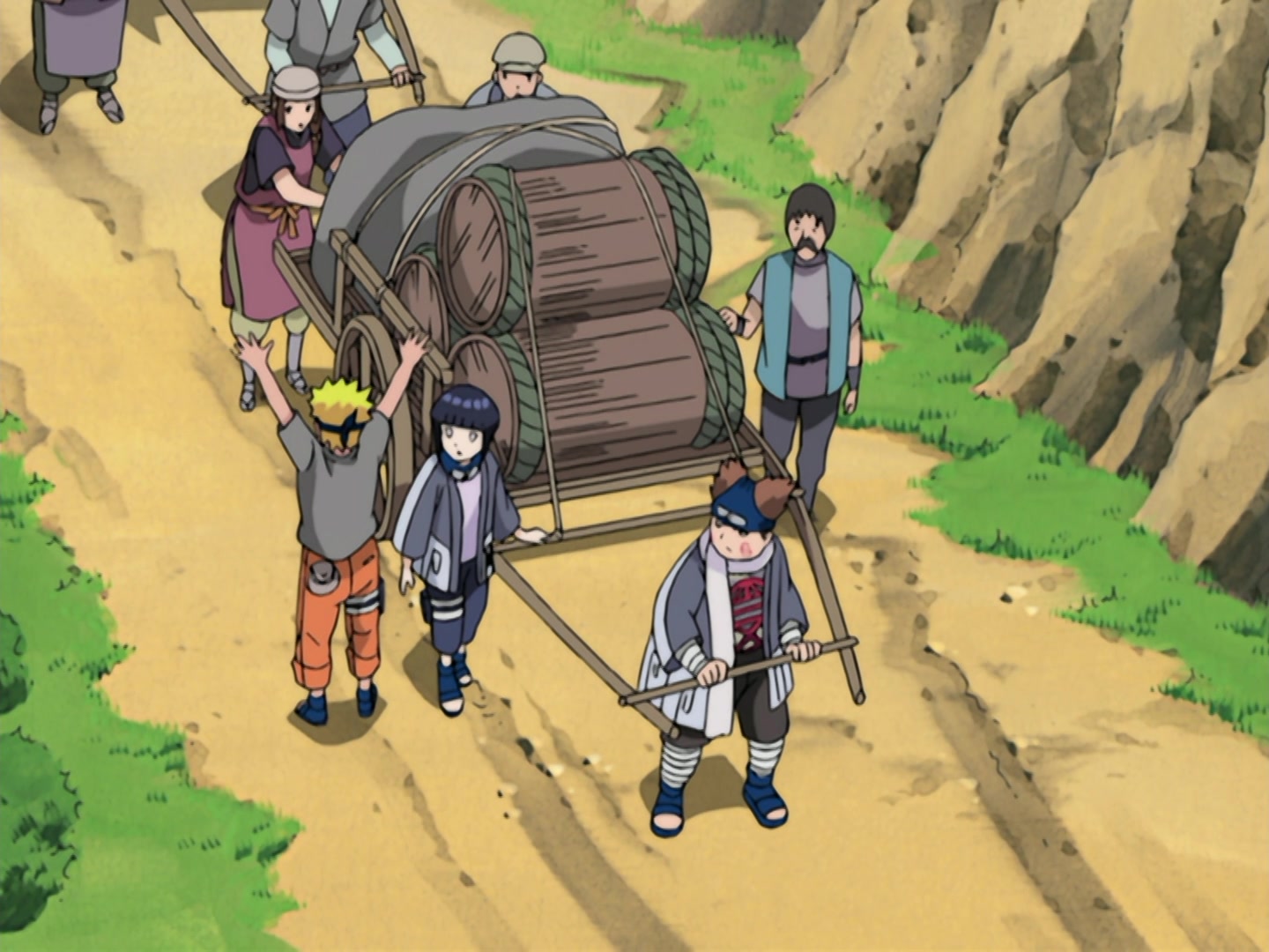 Naruto Ep 187: Open for Business! The Leaf Moving Service @ 13:08