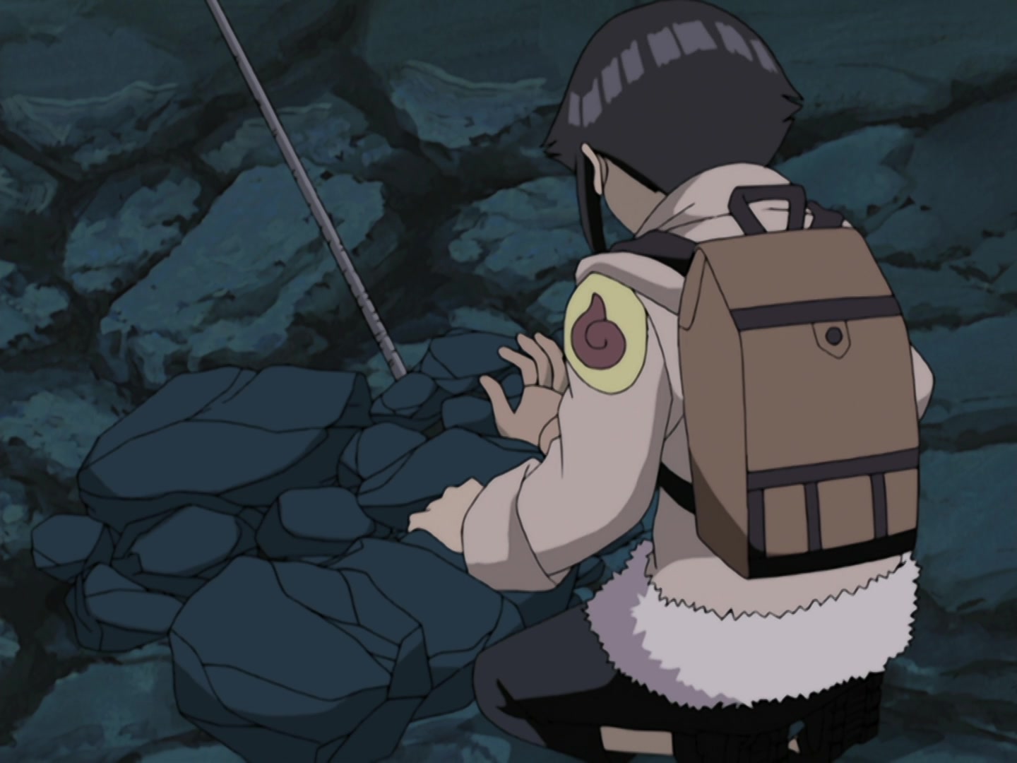 Naruto Ep 190: The Byakugan Sees the Blind Spot @ 04:20