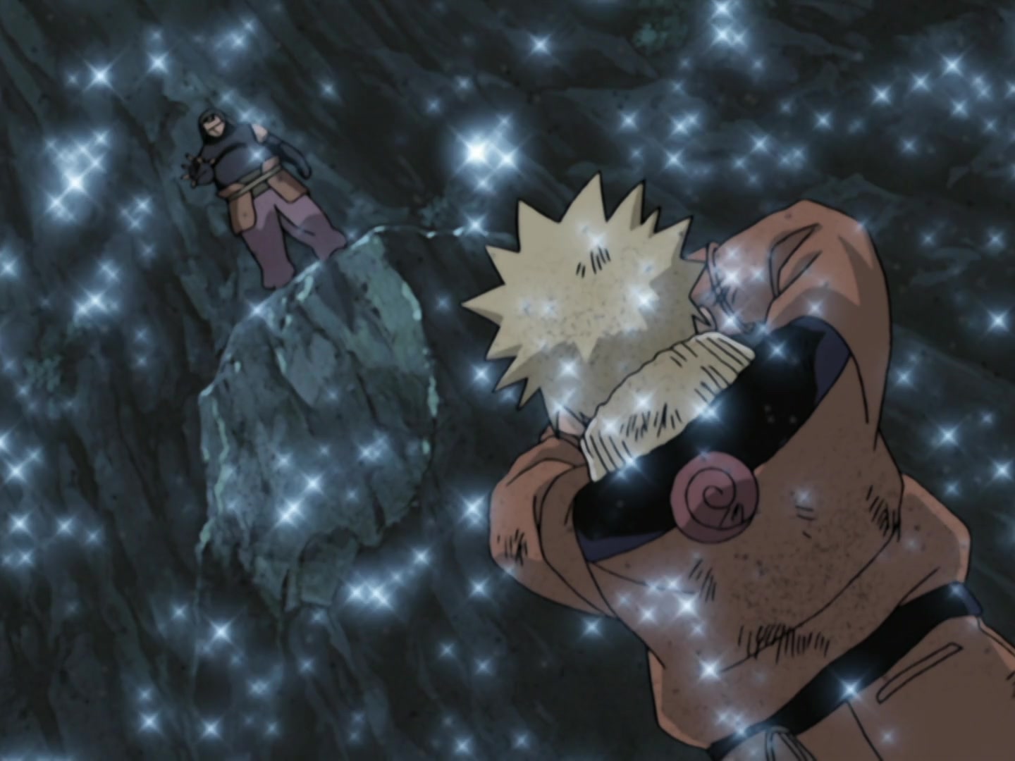 Naruto Ep 190: The Byakugan Sees the Blind Spot @ 09:20