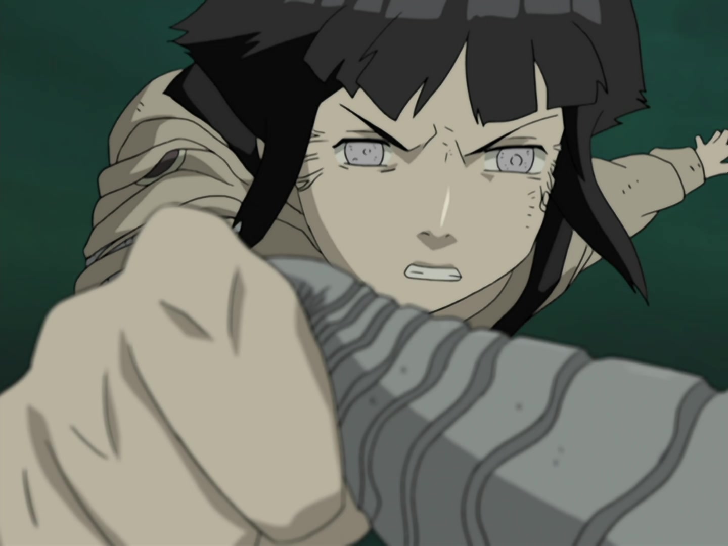 Naruto Ep 190: The Byakugan Sees the Blind Spot @ 10:10