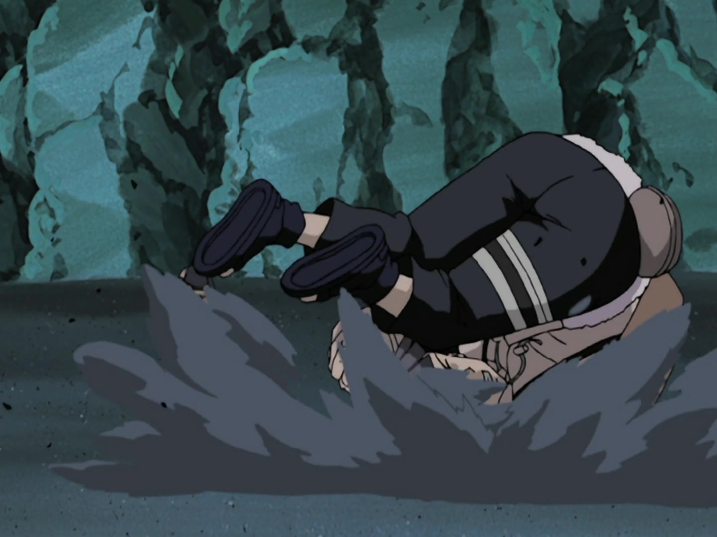Naruto Ep 190: The Byakugan Sees the Blind Spot @ 11:00