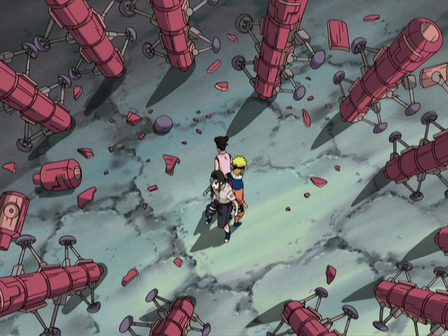 Naruto Ep 196: Hot-Blooded Confrontation: Student vs. Sensei @ 09:13