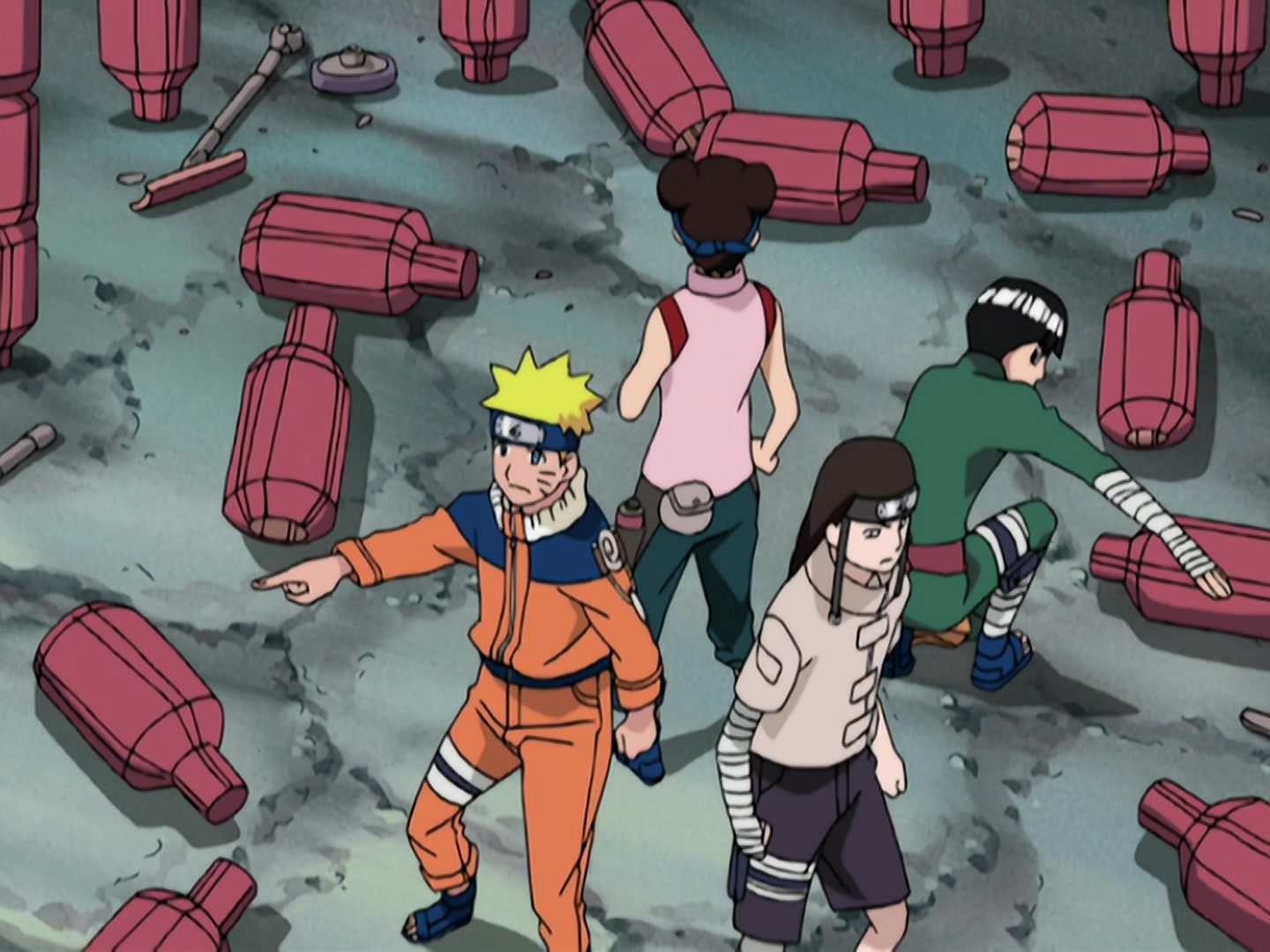 Naruto Ep 196: Hot-Blooded Confrontation: Student vs. Sensei @ 09:56