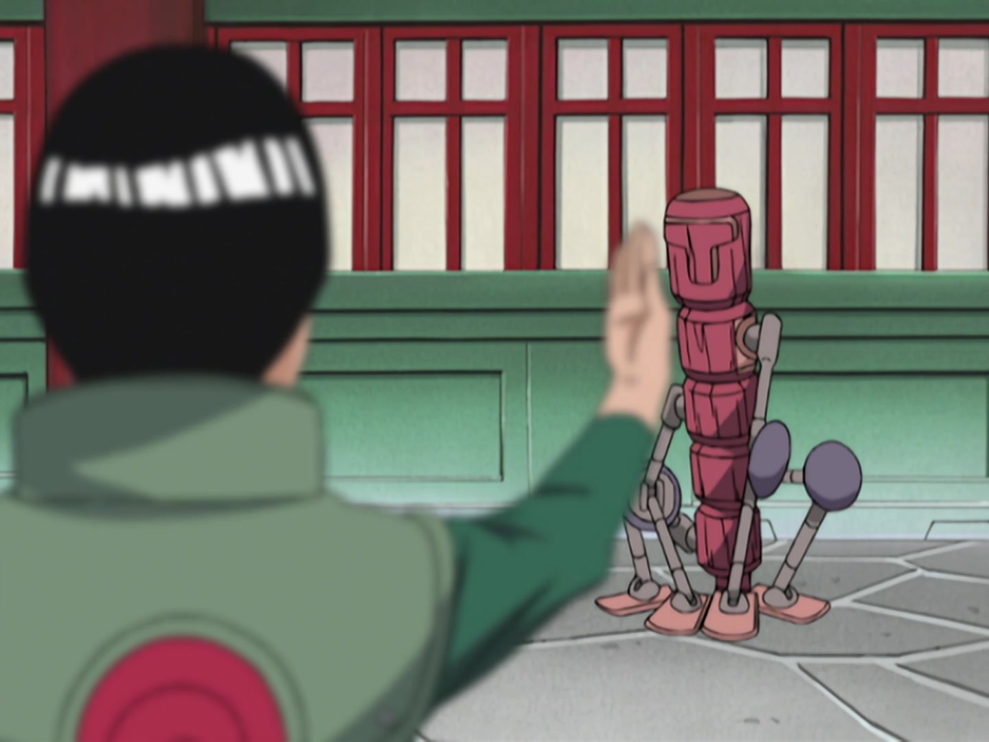 Naruto Ep 196: Hot-Blooded Confrontation: Student vs. Sensei @ 13:30